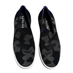 Rothy’s Women’s Slip-On Sneaker – Black Camo – Size 7.5